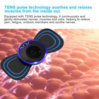 Juego De 2/3/4 Piezas Masajeador Eléctrico Inteligente De 8 Modos Y 19 Niveles De Intensidad Para Cuello Estimulador Muscular EMS Herramientas De Masaje Por Pulso Parche Cervical - details 3