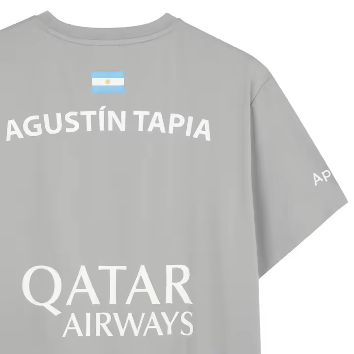 Camiseta Nox Agustin Tapia Sponsors AT10 Gris 2024 - 1