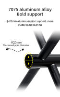 Silla Plegable Portátil Para Camping PACOONE Mini Silla De Pesca Picnic De Aluminio Ultraligero Con Almacenamiento Muebles De Exterior Ligeros - details 4