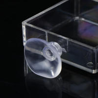 Alimentador De Acuario Transparente De Acrílico Alimentos Para Peces Y Camarones Juego De Tazas Redondas Y Cuadradas Accesorios De Alimentación - details 11