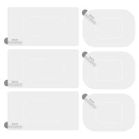 Etiquetas Para Parabrisas De Dashcam 6pc Etiquetas Electrostáticas Transparentes Para Cámara De Volante Adhesivo Para Ventanas De Coche - details 6