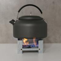 Estufa De Camping Mini De Acero Inoxidable Portátil Y Ligera Para Combustible Liquido Alcohol Estufa De Cera Sólida Para Cocina Al Aire Libre - details 5