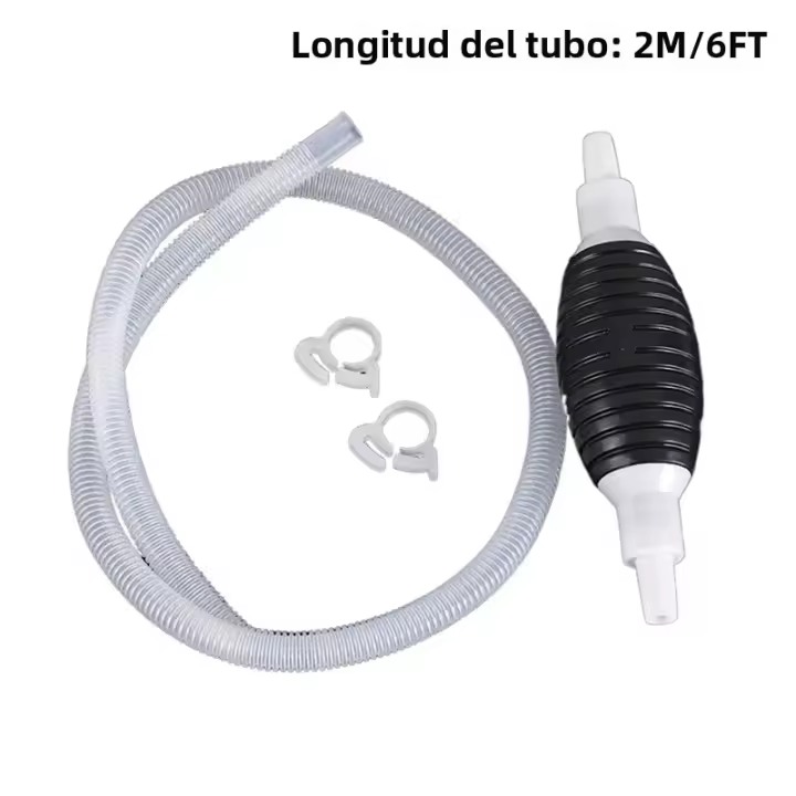 Bomba De Succión Líquida Multifuncional Adecuada Para Combustible Gasolina Diesel Aceite Agua Herramienta De Transferencia De Combustible - 1