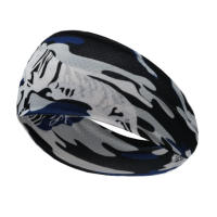 Deportes Diadema, 2 Piezas Elástica Tarjeta De Palo Deportiva, Sudor Absorbente de Huedad Banda,Banda de Paco, Banda para Pelo, Tarjeta Sudor Cabeza para Correr, Cycling, Yoga - details 1