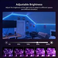 Tira de luz Led con Bluetooth RGB  para interior led 5050 - 3 metros Control remoto,  interiores y exteriores ideal para televisión, interiores y exteriores - details 3