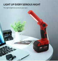 Lámpara De Trabajo LED Super Brillante Milwaukee 270 Grados Rotación M18 14.4-20V Iluminación Exterior Para Camping Emergencias Inundaciones Luz De Emergencia - details 6