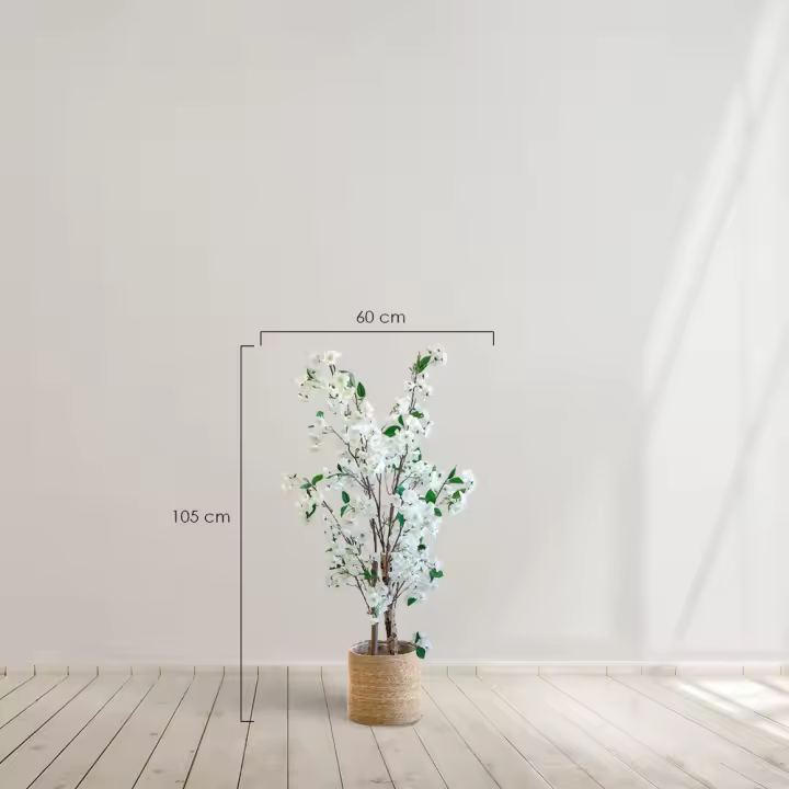 Planta artificial MAIA SHOP Almendro Artificial árbol. Decoración hogar. Decoración oficina, hoteles, eventos, bodas. Disponible en varios tamaños: Altura de 105 cm, 150 cm, 180 cm, 19 cm - 1