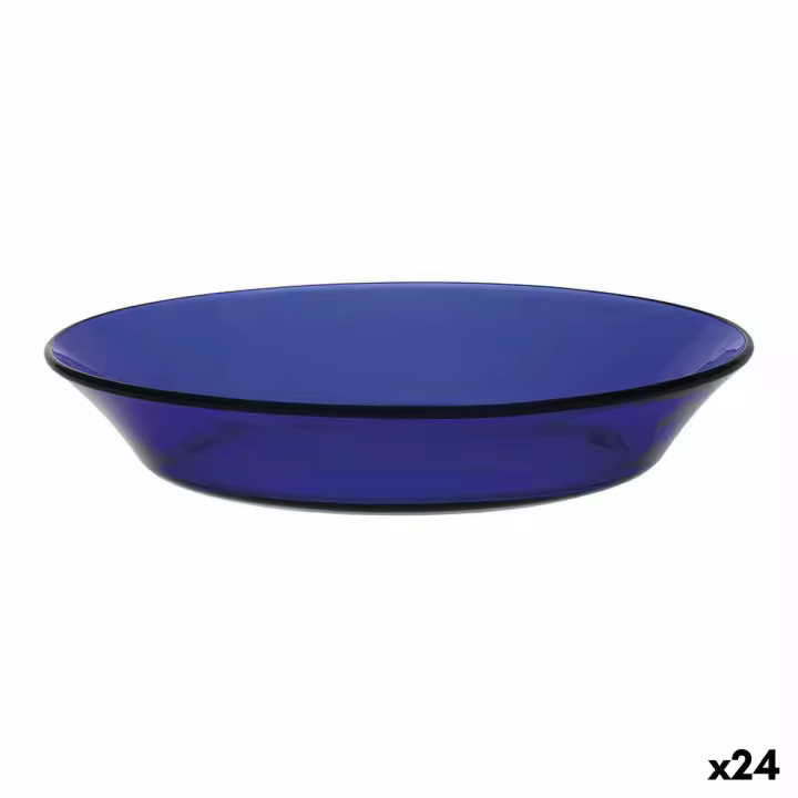 Plato Hondo Duralex Lys Azul 19'5 x 3'5 cm (24 Unidades) - 1