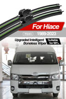 LimpiaParabrisas Anteojos Delanteros Para Toyota Hiace 1989-2023 Pares Accesorios De Ventanas 2pcs Láminas De Limpieza De Parabrisas De Goma Natural - details 0