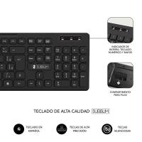 Teclado y Ratón Ergonómicos Inalámbrico Subblim Combo Business Slim CSSW10 para PC, Tablet y Smartphones - details 2