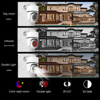Cámara PTZ IP 4K POE Exterior Con Visión Nocturna Color Y Vigilancia Inteligente AI P2P Pan Tilt Detección De Movimiento Audio Bidireccional Ranura Para SD - details 4