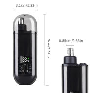 Aparato De Corte De Pelo Nasal Eléctrico Recargable Para Hombres Y Mujeres Mini Tijeras De Pelo Para Nariz Y Orejas Uso Duradero De 85 Mins - details 5