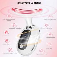 Dispositivo De Terapia Fotónica LED De 3 Colores Para Cuidado De La Piel Rejuvenecimiento Y Acentuación Del Contorno Del Cuello Antiarrugas Y Tensión De La Piel - details 4
