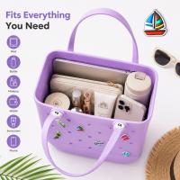 Bolso de playa EVA verano, bolsas de compras tipo tote, bolsa de viaje impermeable, bolso de hombro grande con almacenamiento. - details 7