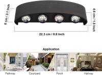 Lámpara De Pared LED Moderna Para Interior Y Exterior Luz Blanca Versátil Para Sala De Estar Corredor Dormitorio Decoración - details 29