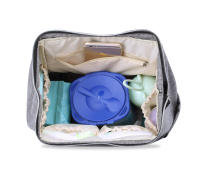 Bolso De Diáspares Para Bebé Insular Gran Capacidad Bolsa De Camarón Para Carrito De Supermercado Estilo Mochila Para Mamá En Embarazo - details 4