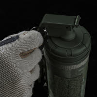Cubierta De Tanque De Gas De Casete Diseño De División Cubierta Protectora Para Tanque De Gas Para Camping Al Aire Libre Tamaño 17cm Peso 80g Colores Negro/Khaki/Gris - details 13
