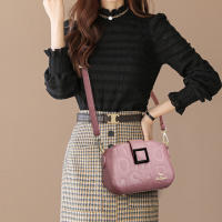 Bolso Bandolera De Mujer Con Hebilla Cuadrada Capacidad Grande Estilo Casual Lujoso Diseñador Bolso De Mano Para Viajes - details 10
