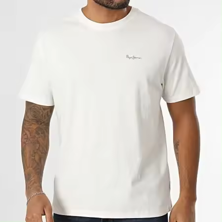 Pepe Jeans Camisetas de chico PM509933 BLANCO - 1