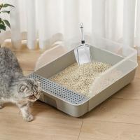 Escobilla De Arena Para Gatos De Acero Inoxidable Con Diseño De Agujeros Finos Herramienta Para Limpieza De Orina De Perros Y Conejos - details 6