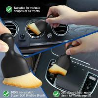 Set De 6 Brochas Para Lavar Coche Herramientas De Limpieza Detallada Para Rines Pantallas Ventiladores Y Más Accesorios De Coche - details 0