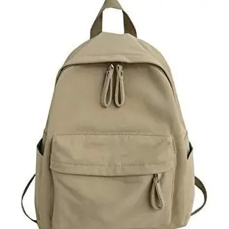 Mochila de moda para mujer con correa para equipaje, elegante y espaciosa, para viajes diarios (caqui) - 1
