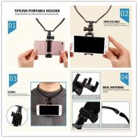 Soporte De Cuello Para Selfie De Smartphone POV Soporte De Mano Universal Para iPhone GoPro Montura Colgante Para Raqueta - details 8