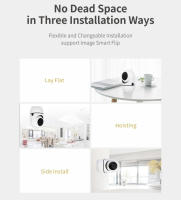 Cámara IP YCC365 plus Para El Hogar Inteligente Seguridad HD 1620P Visión Nocturna Auto Tracking Wireless WiFi Instalación Techo - details 7