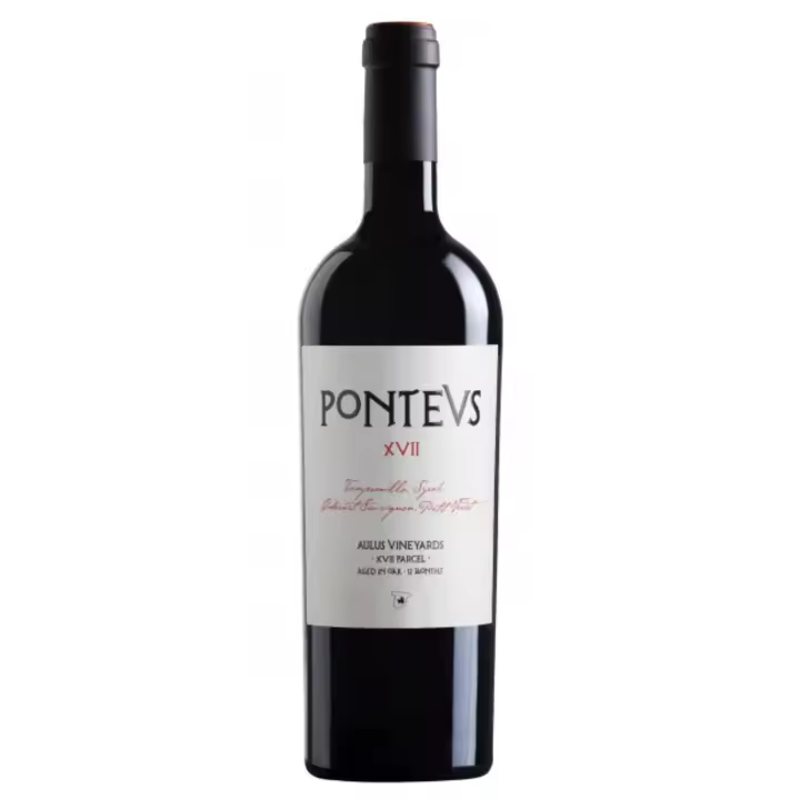 Blanco y Tinto Ponteus Tinto - Tempranillo, Syrah, Cabernet, Petit Verdot - Bodega Puente de Rus - Vino Tinto de la Mancha - 1