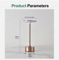 Lámpara De Escritorio LED Táctil Dimmer Cargador USB Decoración De Ambiente Luz Nocturna Para Oficina Y Habitación - details 10