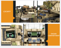 Bloques De Construcción PLAS632004 M60 Magachi Tanque Principal Serie Militar Pequeño Partícula Juguete De Montaje Para Niños Chicos Adultos Regalos - details 5