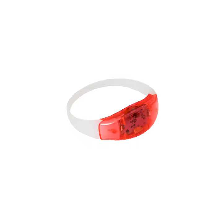 Pulsera LED de silicona para correr y actividades nocturnas – Alta visibilidad en la oscuridad con 3 modos de luz (flash rápido, flash lento y continuo) – Resistente y cómoda – Incluye baterías CR2016 – Ideal para deporte y seguridad vial - Extrastar - 1
