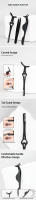 Set De 3 Herramientas Para Pestañas Falsas Con Clip De Ojo Forma De Cejas Curvadas Pinzas Para Cejas De Acero Inoxidable - details 0