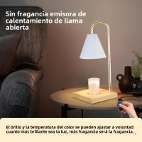 Lámpara Calentadora De Velas Con Timer Y Ajuste De Brillo Para Decoración De Habitación Luz De Noche Creativa Con Aromaterapia Regalo - details 7