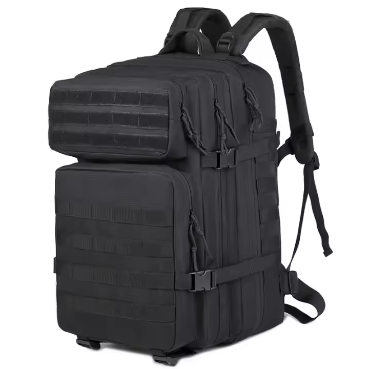 45L Mochila Táctica Militar Paquete de Asalto Gran Bolsa Ordenador Portátil para Viajar Senderismo Camping Trekking Cam - 1