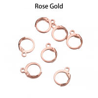 50pcs Gancho Para Pendientes De Color Oro Herramientas De Bajo Costo Para Fabricación De Joyería DIY Anillo Base De Metal Para DIY - details 7
