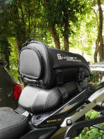 Bolsa De Motocicleta Para Asiento Trasero Impermeable Con Funda De Lluvia Y Diseño De Fibra De Carbono Bolsa De Almacenamiento Rígida Para Viaje Y Casco De Motocicleta - details 22