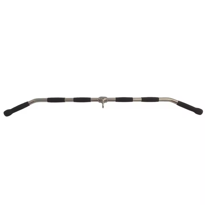 Fitness Tech Barra polea Jalón 120cm Agarres - 1