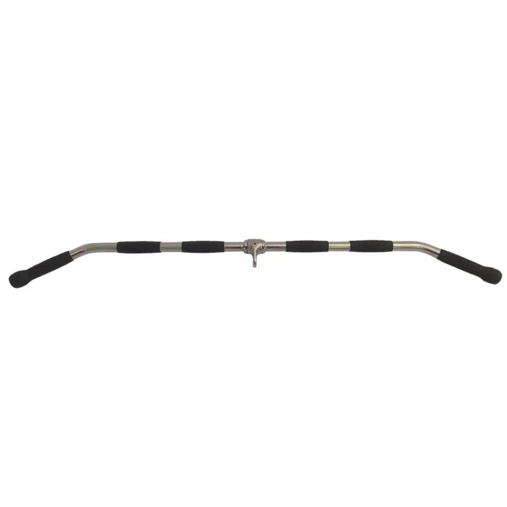 Fitness Tech Barra polea Jalón 120cm Agarres - 1
