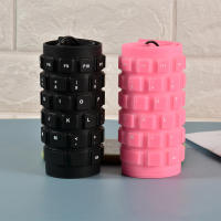 Teclado plegable de silicona de 85 teclas para PC, Notebook, tableta, portátil, Flexible, con cable, Mini USB, resistente al agua - details 5