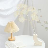 Hoja De Ginkgo Artificial Simulación De Hoja De Ventilador 1Pcs Para Decoración De Bodas Y Hogar Accesorios De Fiesta - details 5