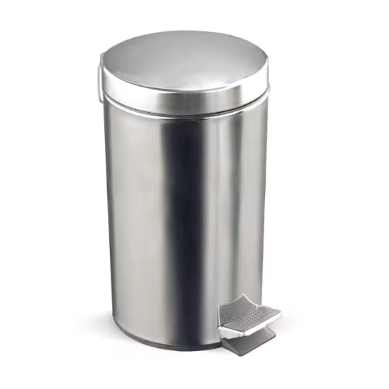 Rocada - Papelera con Pedal de Acero Inoxidable 30L | Interior Extraíble - 1