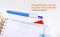 BIC 4 colores Mini Bolígrafo Retráctil punta media (1,0 mm) – Blíster de 2 Unidades. - details 1