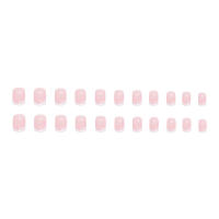 Uñas Postizas Francésas Blancas Pura Línea 24 Piezas + 1 Pegamento + 1 Lija Material De Resina Sin Químicos De Alta Importancia Origen China - details 3