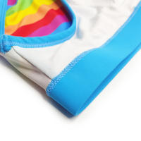Bragas De Natación Para Hombres Con Detalles De Costura Colorido Bajo La Cintura Sexy Con Cordón Surfeo Push-up Con Almohadilla Ropa Deportiva De Verano De Poliéster Y Spandex - details 11