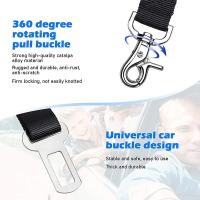 Correa De Seguridad Ajustable Para Perros Retráctil Con Almohadillado Correa De Coche Para Mascotas Material De Nylon - details 3