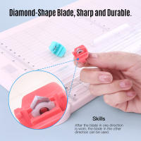 Cortadora De Papel Portátil KW-trio 12.6 Pulgadas Con Cabeza De Corte De Línea De Plegado Y Borde Recto Para Artesanía De Escritorio - details 7