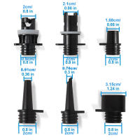 Kit De Tubo Y Bomba De Aire Inflable Para Bote 6 Piezas Adaptador De Válvula Para Kayak SUP Y Barco Accesorios De Navegación Deportes Acuáticos PVC - details 12