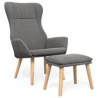Sillón de relax con taburete tela Gris claro, Gris oscuro, Azul Sillon Dormitorio Sillon Comodos Silla Relax Sillón Sofá - details 6