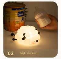 Luz Nocturna LED Cute De Algodón Suave Con Forma De Oso Panda Cordero Y Conejo Recargable Por USB Para Decoración De Dormitorio Regalo De Cumpleaños Para Niños - details 5